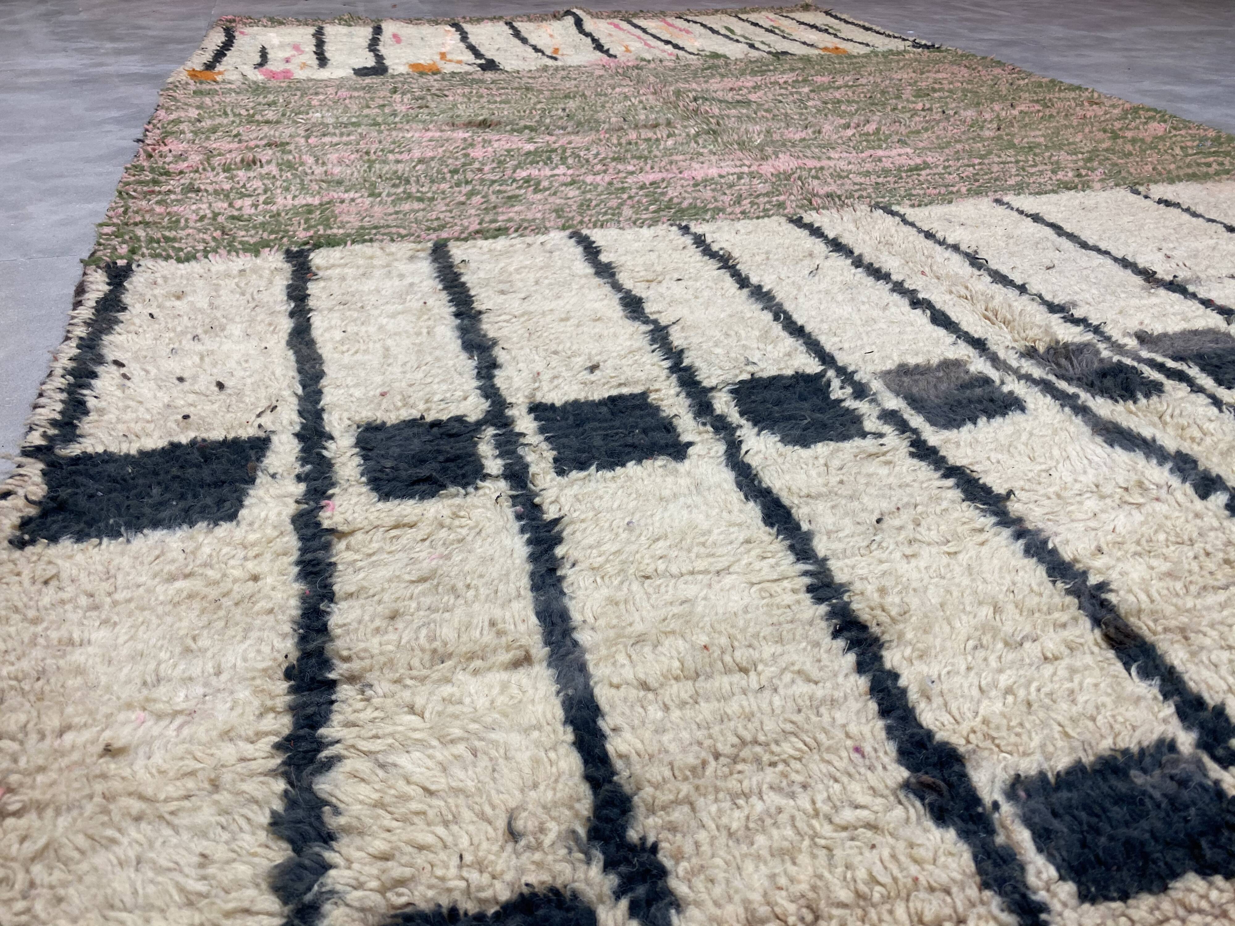 Tapis laine multicolore berbère 170x260cm