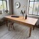 Table de ferme en merisier