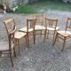 Set de six chaises Bistrot Luterma vintage