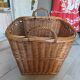 Wicker/rattan storage basket