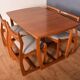 Dining table & 4 chairs 1960