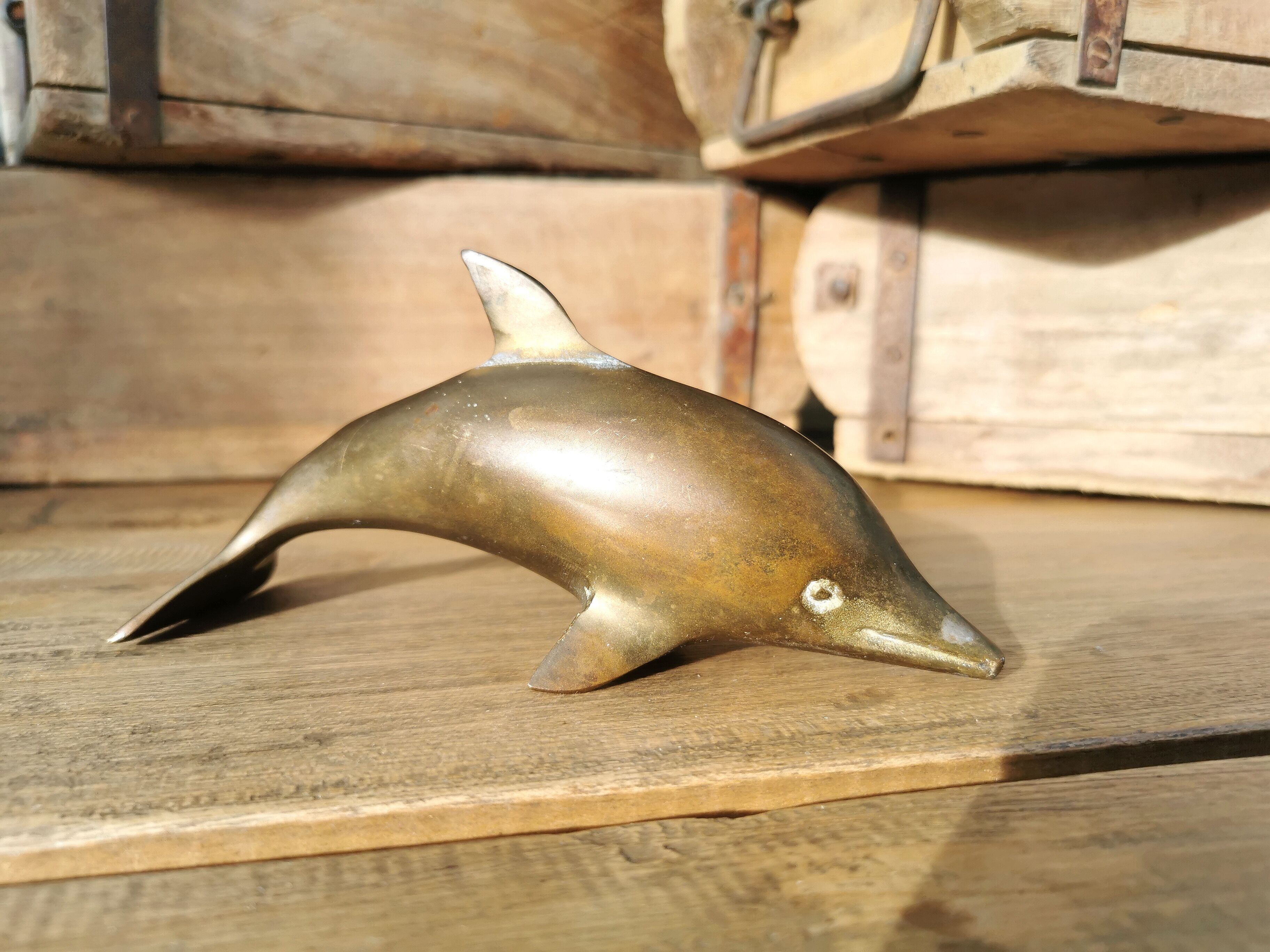 Brass dolphin