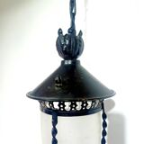 Small 1-light wrought iron lantern