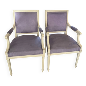 Fauteuils style louis