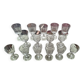 15 Verres baccarat modèle Chaulnes (eau et vin)