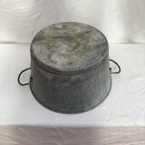 Old zinc basin not pierced