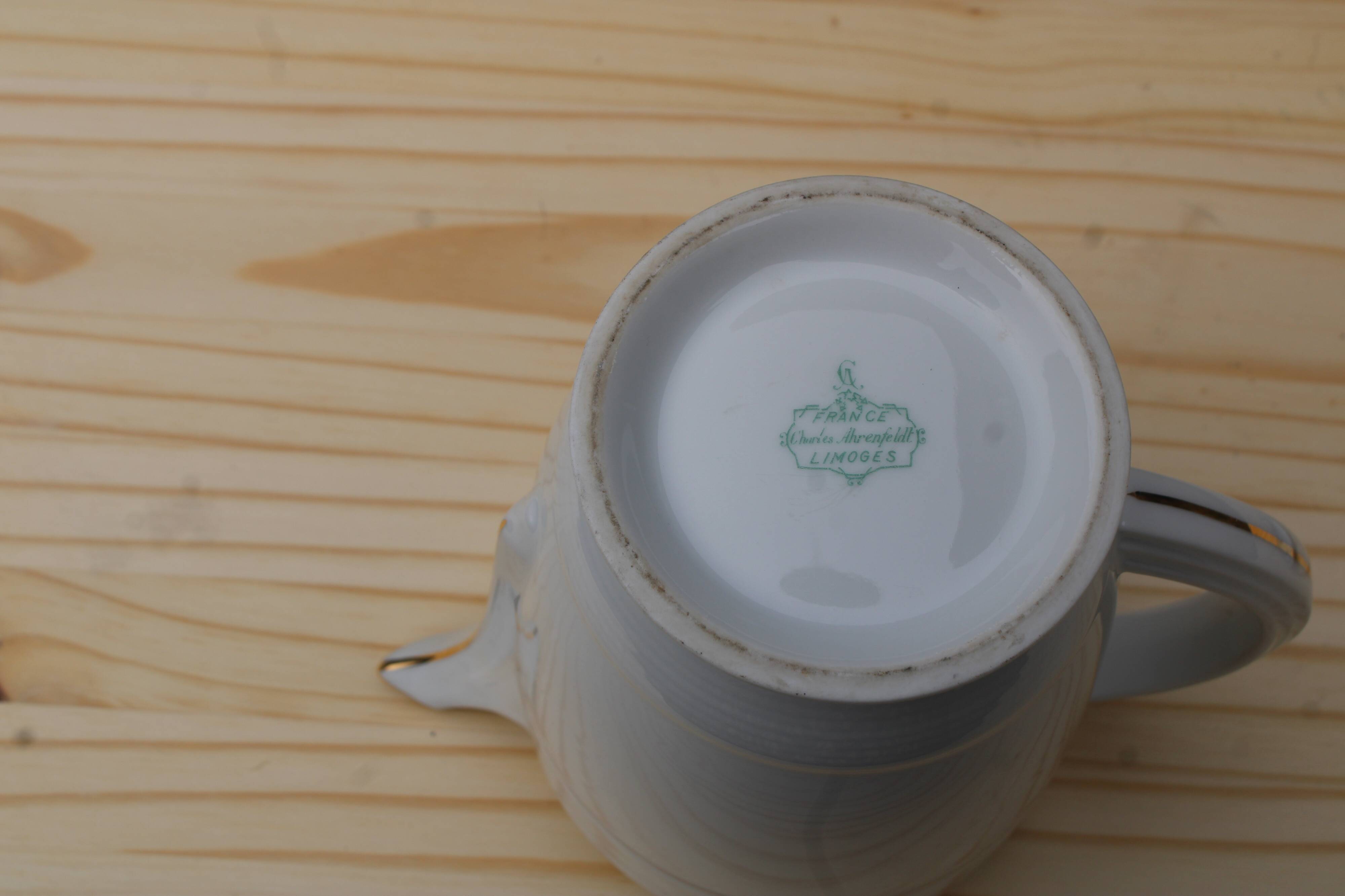 Limoges porcelain teapot