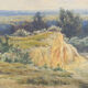 'Rural Landscape' Watercolour by James Edward Grace