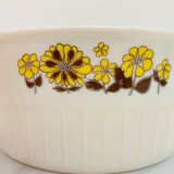 White glass bowl from the 70s sovirel