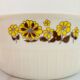 White glass bowl from the 70s sovirel