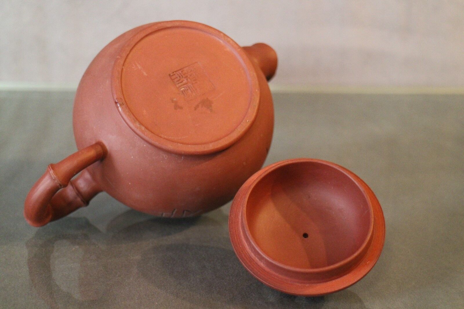China teapot signed clay clay Yixing