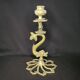 Pair of Koi Fish Candle Holder Solid Brass
