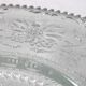 Cibulak Glass Plate: Mid-Century Clear Modern Platter by Pavel Panek/ 1974