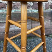 2 tabourets de bar scandinave vintage Pin Sapin style Montagne