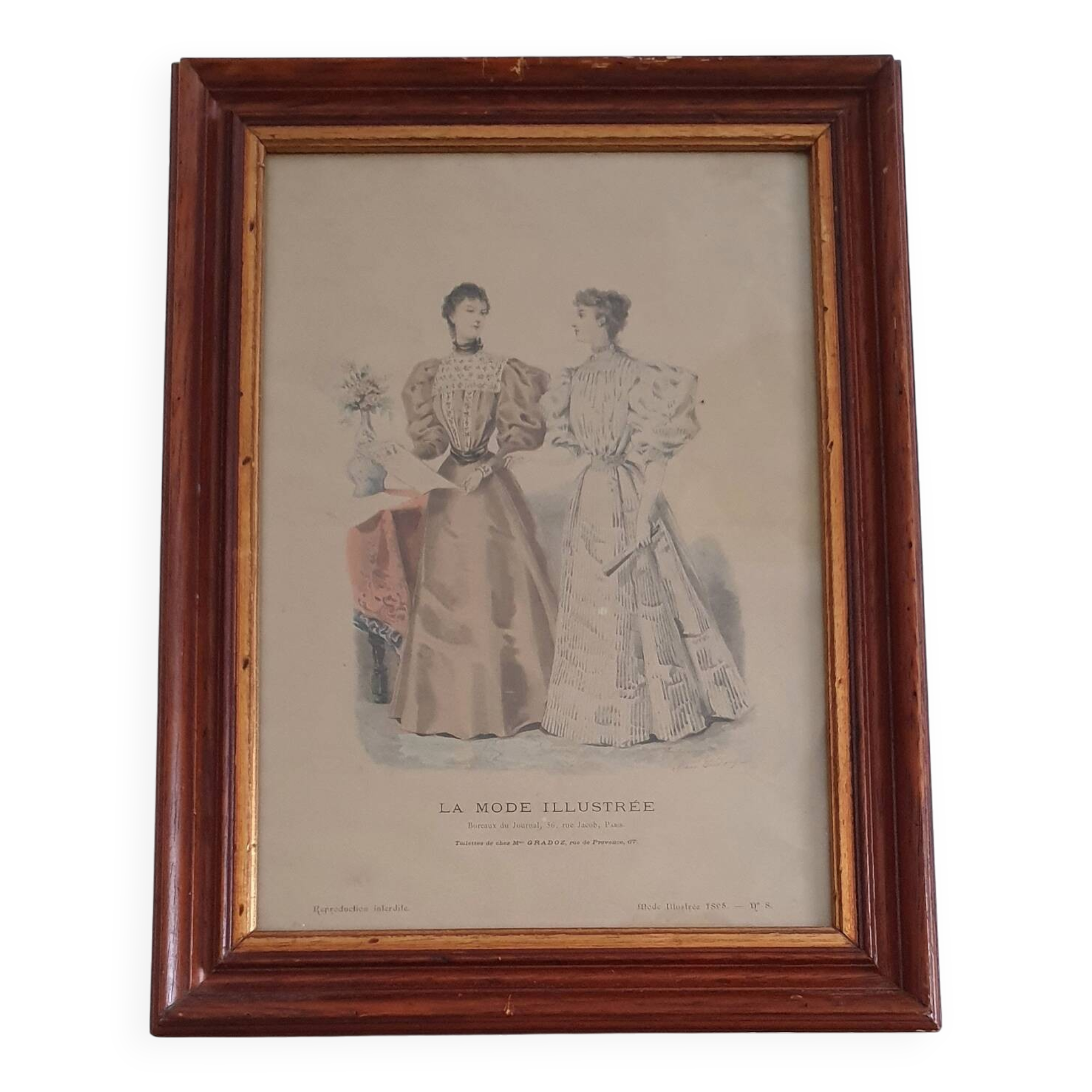 19th century fashion print