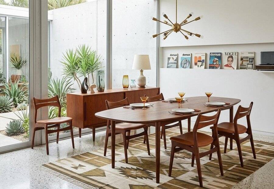 Vintage Danish Dining Chairs in Teak by Erik Buch, 1960s, Set of 4