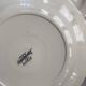 Set of 5 Digoin Sarreguemines plain ivory plates with gadroons