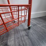 Desert / vintage rolling cart with chrome caster