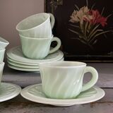 Mint cups and saucers