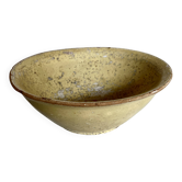 Jatte centre de table firm earth glazed Provence 1950 fabulous patina