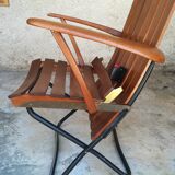 Fauteuil pliant en bois de teck