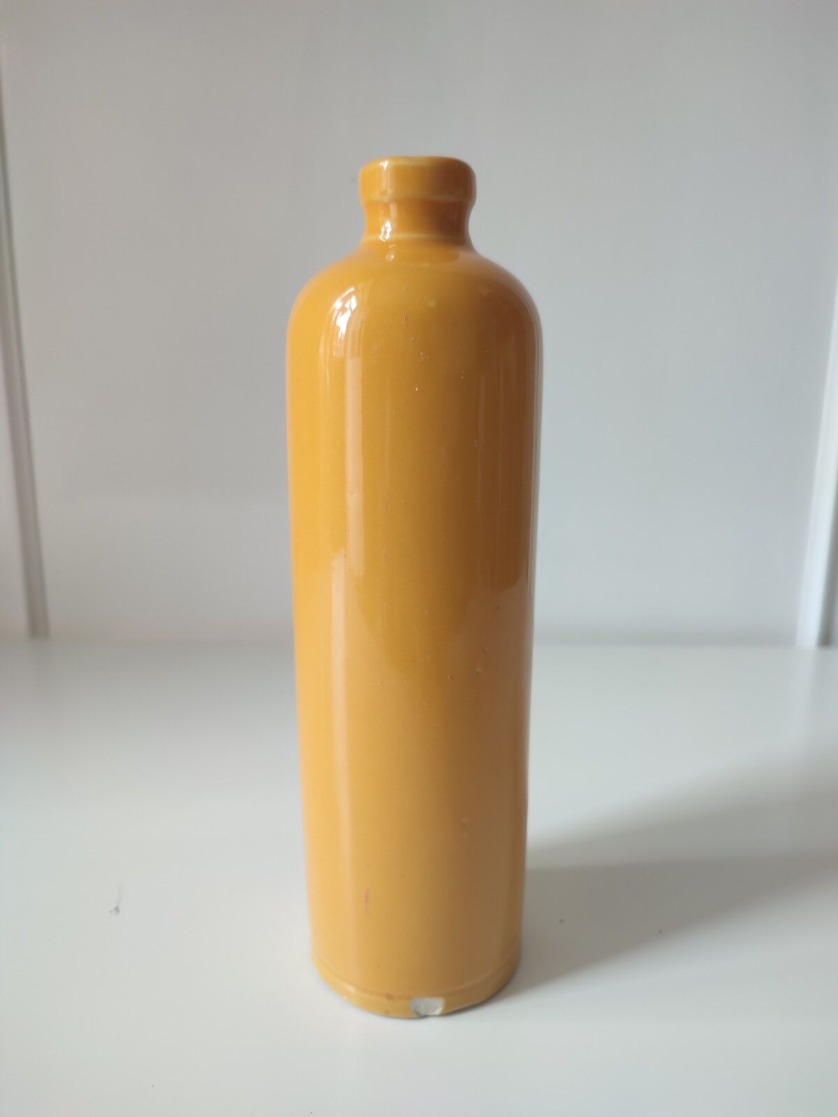 Digoin glazed stoneware bottle