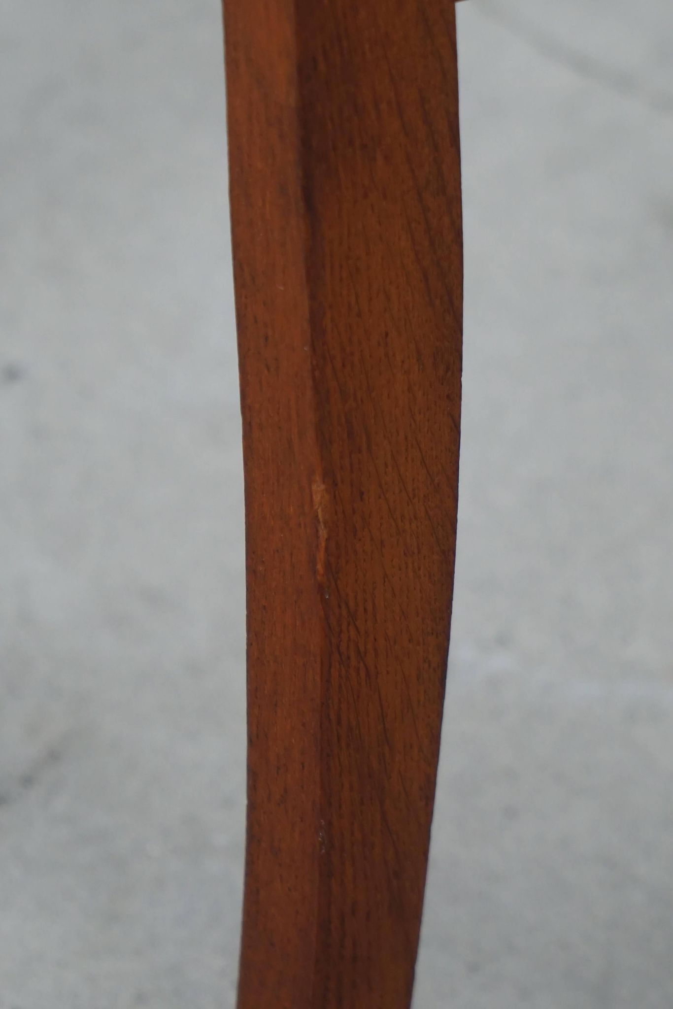 Set of 6 modern classic Danish dining chairs, oak with upholstered seats, 1950s.
