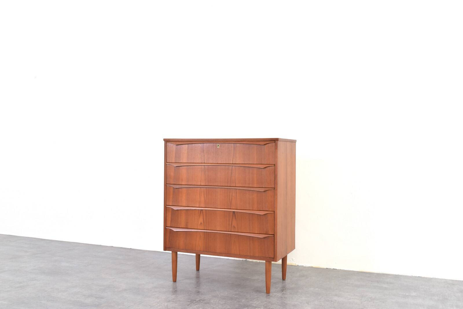 Mid-Century Danish Teak Chest of Drawers, 1960s.