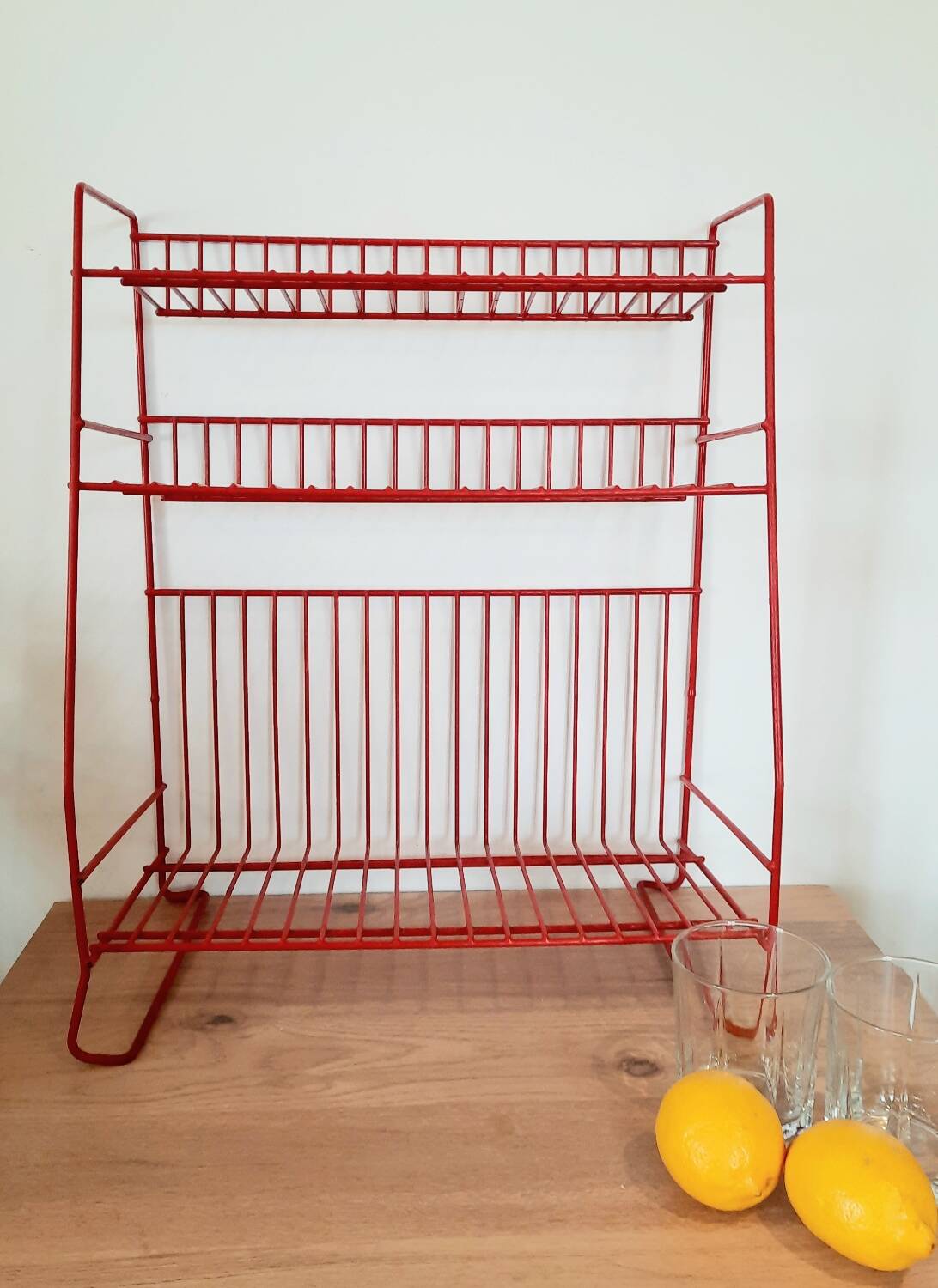 Vintage metal shelf