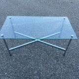 Chrome coffee table from the 70s