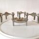 3 Candle holders and a Nagel cup design 70s