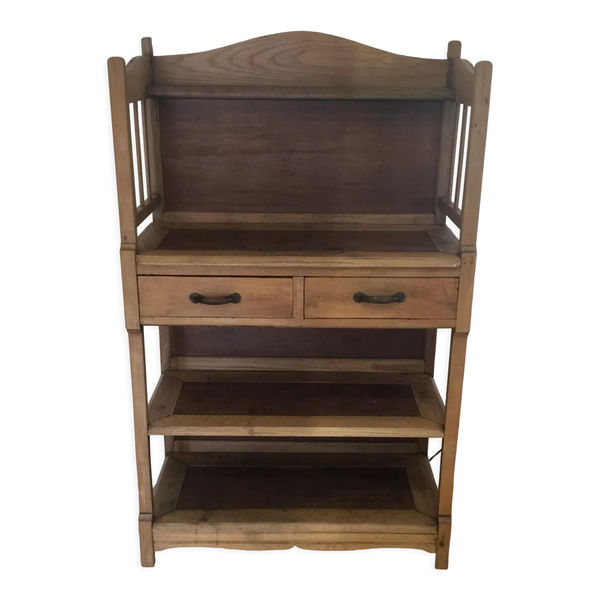 Buffet served early twentieth century in white wood and mahogany