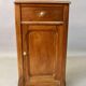 Art nouveau walnut bedside table