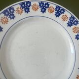 Assiettes plates St Amandinoise