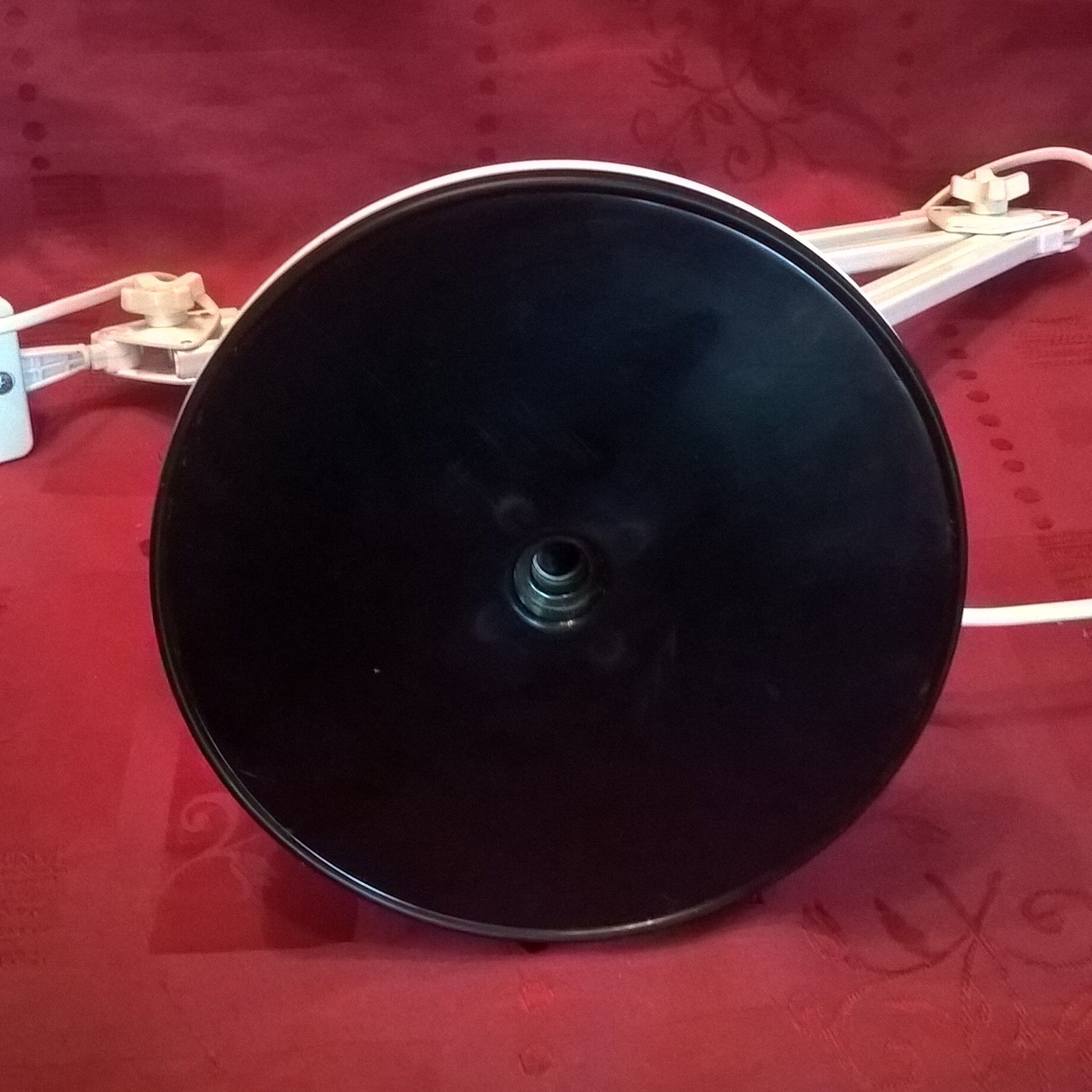 Swedish architect's lamp on vintage stand ~ sp brand ~ 1970s