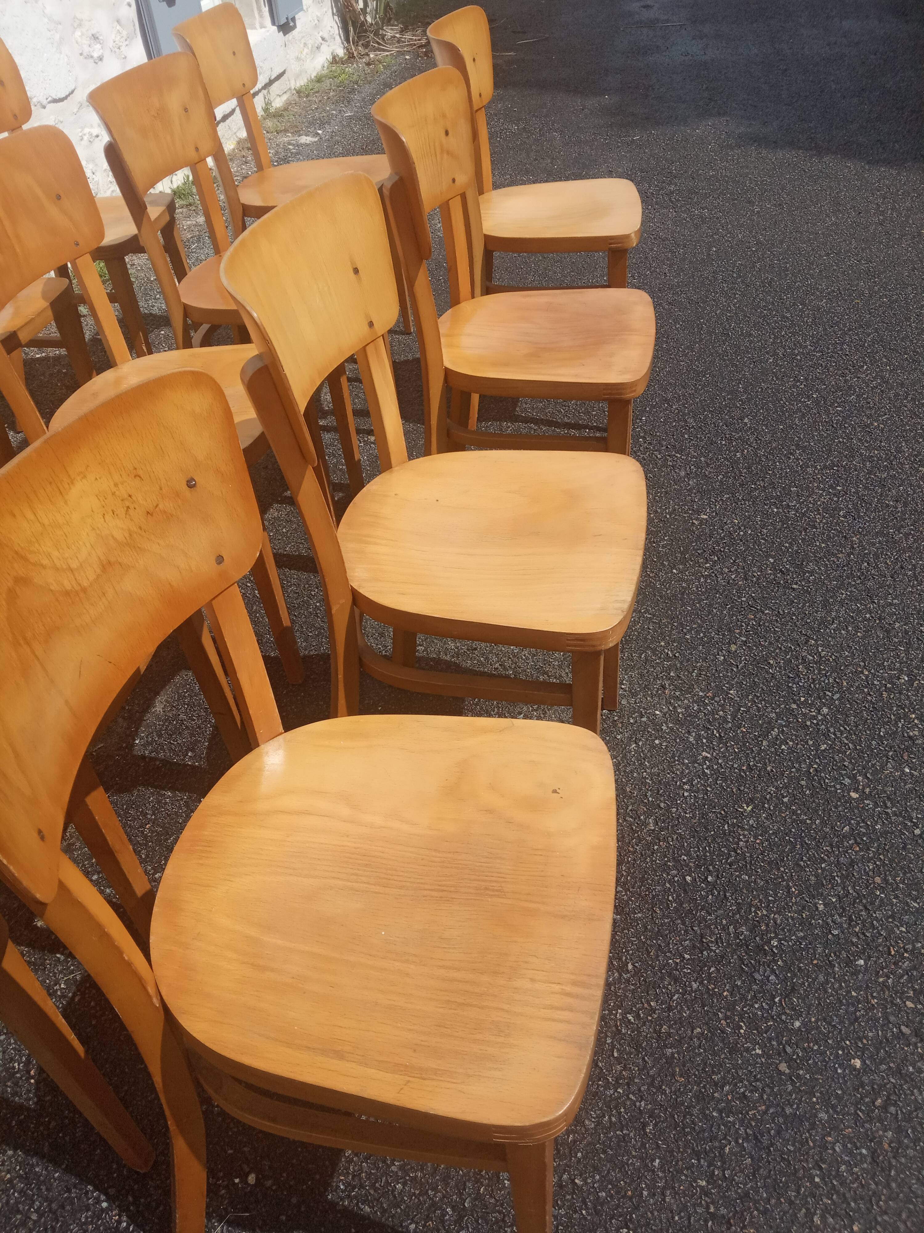 14 bistro chairs Thonet