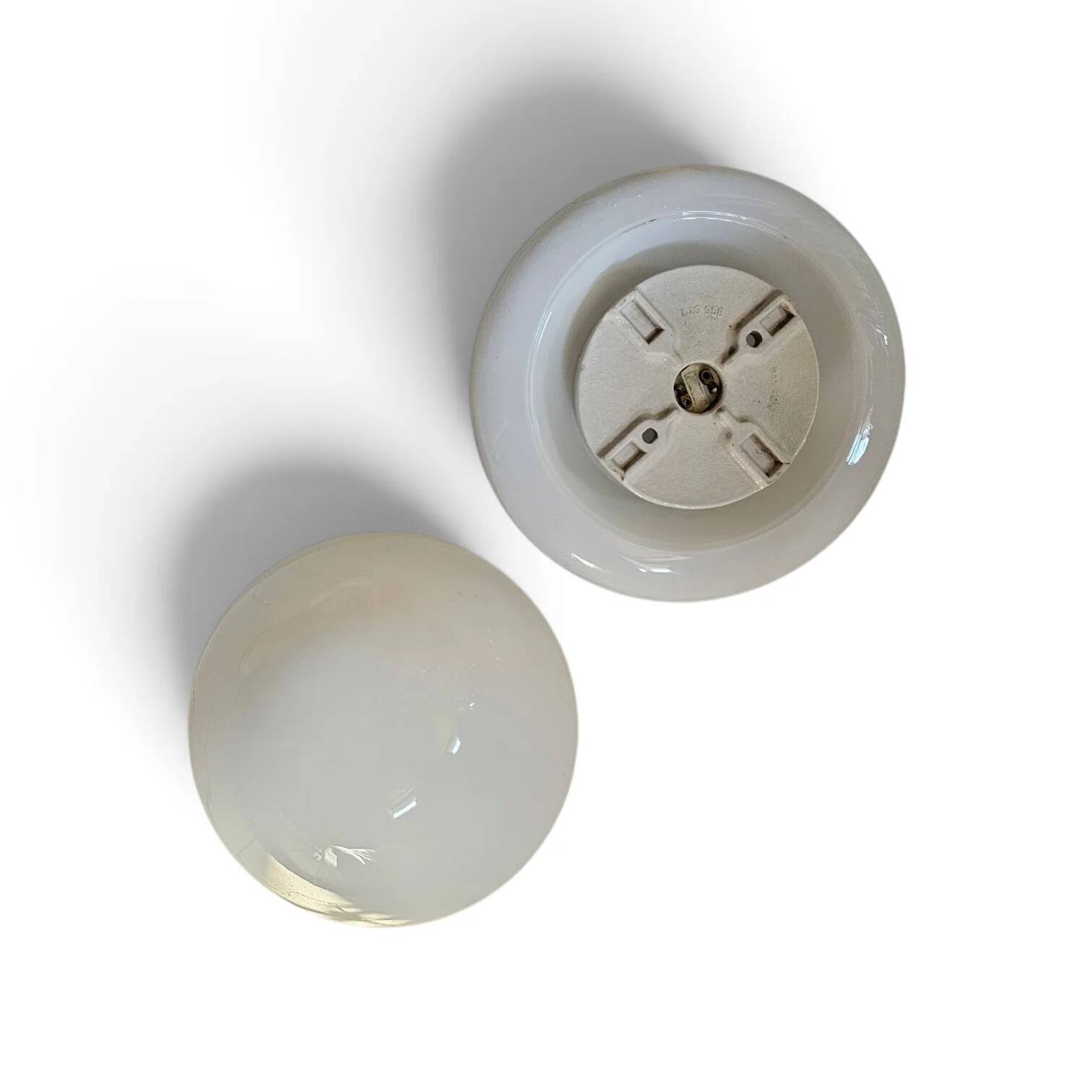 2 x rare small LJS 958 Lindner / Wagenfeld ceiling lamps