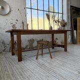 Table de ferme en chêne 2m