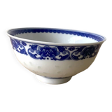Chinese rice grain porcelain bowl