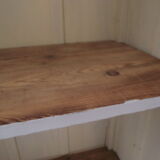 Parisian wardrobe in painted fir from the 30s 40s