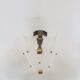 Vintage Arlus wall light in perspex and brass 1950s