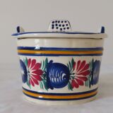 Butter dish, HB Henriot earthenware, Quimper