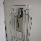 Aluminum coat rack from the 1950s