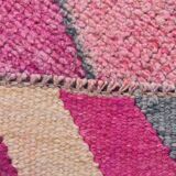 Pink Salmon Oriental Oushak Runner Rug, 96x318Cm