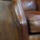 Fauteuil en cuir de mouton