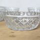 9-piece crystal dessert service