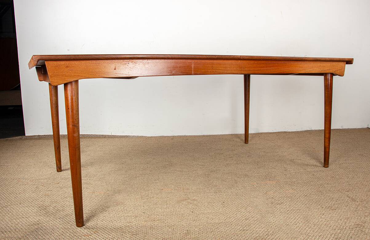 Large table, 290 cm, in teak by Peter Hvidt and Orla Molggard-Nielsen 1955