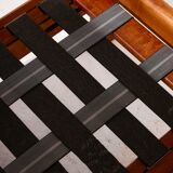 Three-seater teak sofa