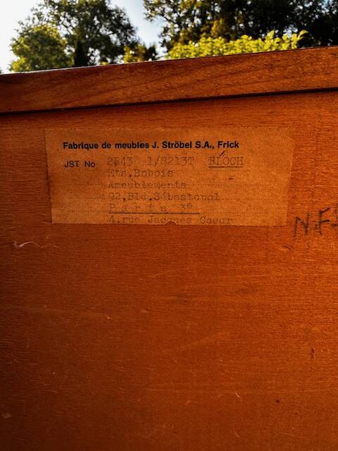 Vintage tulip foot bedside table