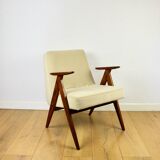 Chierowski 366 armchair, 1970s, beige, dark oak